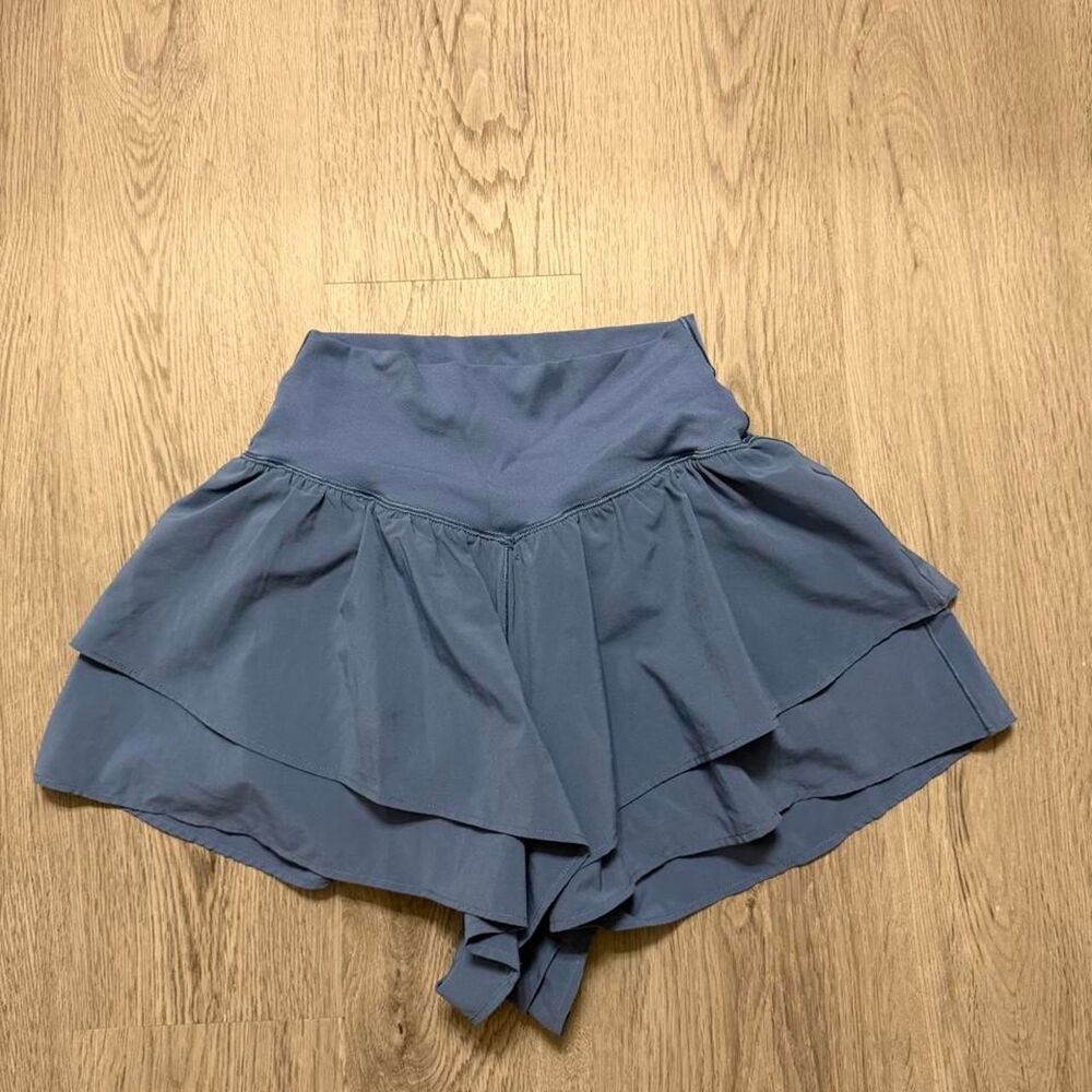 Aerie Women's Blue and Grey Skirt